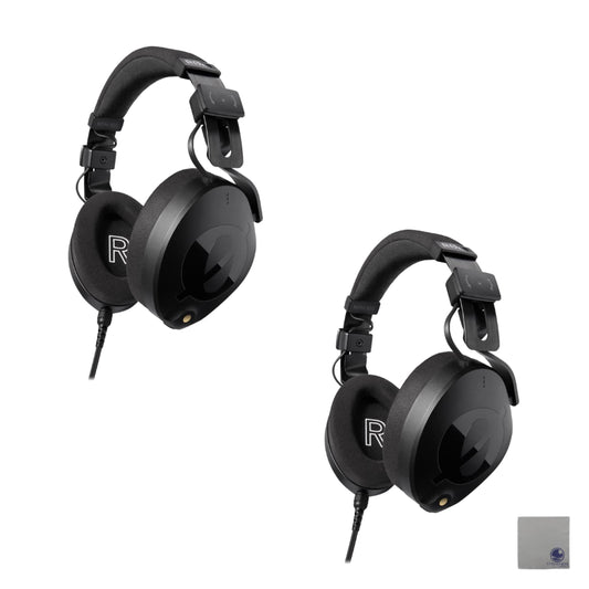 Rode NTH-100 Professional Over-Ear Headphones with StreamEye Polishing Cloth (Pair)