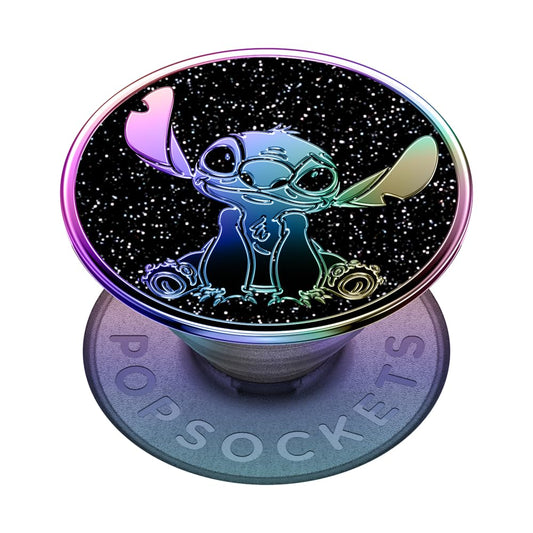 PopSockets Adhesive Phone Grip, Holder, Phone Stand, Disney - Enamel Oil Slick Stitch