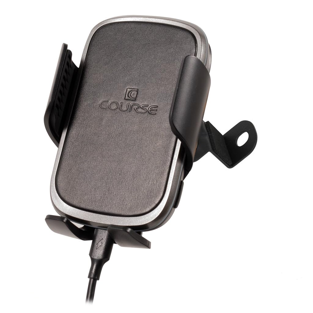 Course Motorsports DirectFit Magnetic Phone Mount and Car Phone Holder for Chevrolet Colorado/GMC (Canyon 2015+) (Automatic Gripping Charger (Black))
