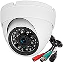 Analog CCTV Camera HD 1080P 4-in-1 (TVI/AHD/CVI/960H Analog) Security Dome Camera Outdoor Metal Housing, 24 IR-LEDs True Day & Night Monitoring 3.6mm