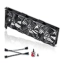 SCCCF Graphics Card Cooler with Dual 90mm & 92mm PWM Fans - PCI Slot Mountable VGA/GPU Cooling System, High Airflow Quiet Cooling