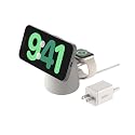 Belkin 2-in-1 Qi2 Wireless Charging Dock 15W Fast Charge iPhone Charger Compatible with iPhone 17, 16, 15, 14, and 13 Series, AirPods, and Other Qi2