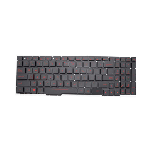 Abakoo Red US Keyboard with Backlit for ASUS FX553VD FX53VD FX753VD FZ53V GL553 GL553V GL553VW ZX553VD Rog GL753 GL753V GL753VE GL753VD (USB, 104