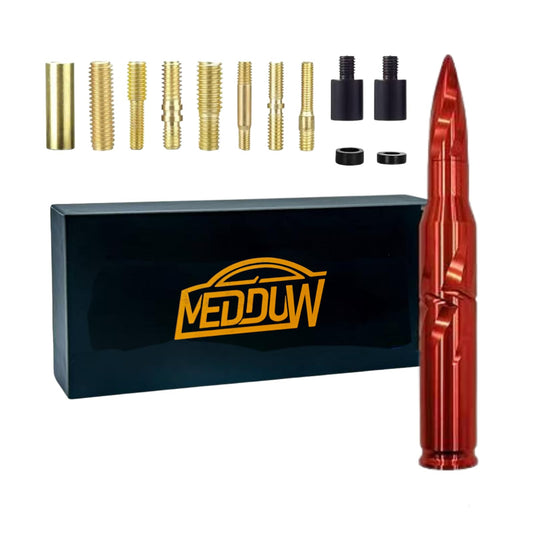 Medduw 5.5 inch red Bullet Antenna Replacement for Ford F150 F250 F350 RAM 1500 2500 Raptor Truck Antenna Accessories