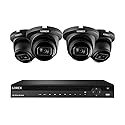 Lorex Technology Lorex NC4K3F-164BD 4K Surveillance System w/ N882A63B 3TB 4K 16 Channel NVR and 4 4K 8MP LNE9242B Audio Dome Cameras Featuring