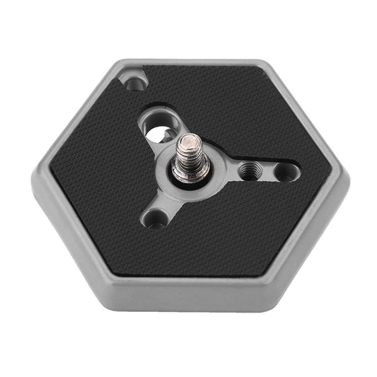 Zerone Quick Release Plate, Universal Hexagonal Quick Release Plates Replacemen 3049 1/4" Screw for 030-14 RC0 3063 Photo Studio Accessories