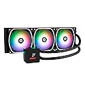 ENERMAX AquaFusion V2 360mm ARGB AIO CPU Liquid Cooler w/Digital Display, 3X 120mm PWM Fan 380W TDP, for Intel 1851/1700/1200/115X, AMD AM5/AM4
