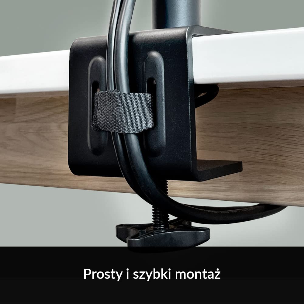 Arctic X1 - Monitor arm for one Monitor, Monitor Stand for up to 40"/43" Ultrawide, up to 10 kg/22 Ibs, Tiltable, Swivelable, Height Adjustable, VESA