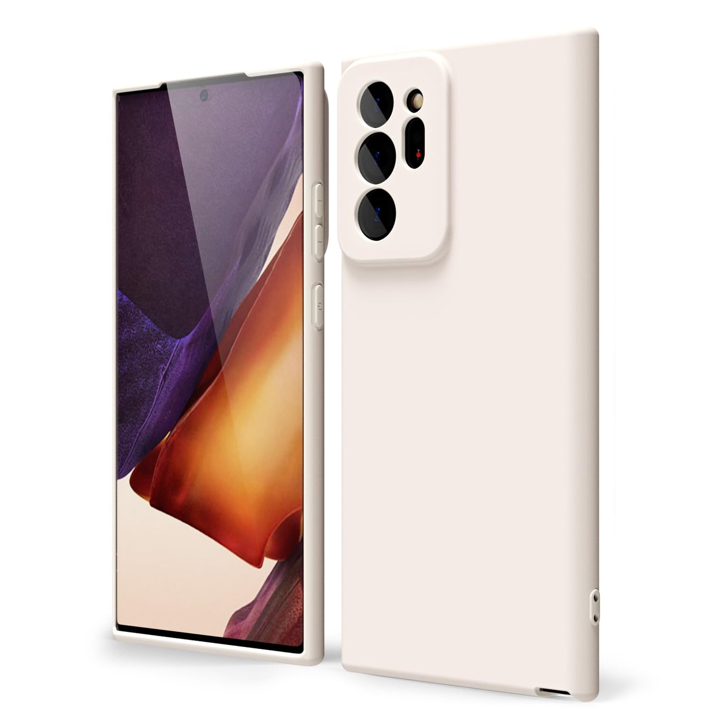 oakxco for Samsung Galaxy Note 9 Phone Case Liquid Silicone, Cute Thin Slim Soft Rubber TPU Plain Smooth Gel Cover for Women Girl, Matte Solid