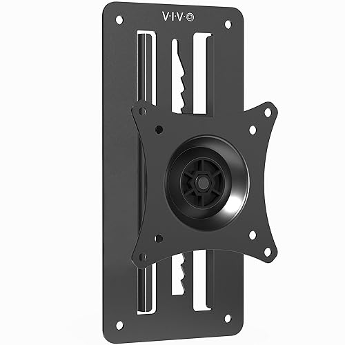 VIVO Height Adjustable 17 to 32 inch Single Monitor Articulating Wall Mount for Standing Workstations, Fits 1 Screen with Max VESA 100x100mm, Black