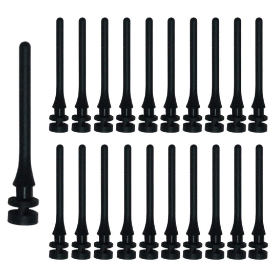 20PCS PC Case Fans Computer Cooling Fan Mount Screws, CPU Fan Mounting Pin Rivet Black Soft Rubber Reducing Noise Anti-Vibration Screws 40mm / 1.57in