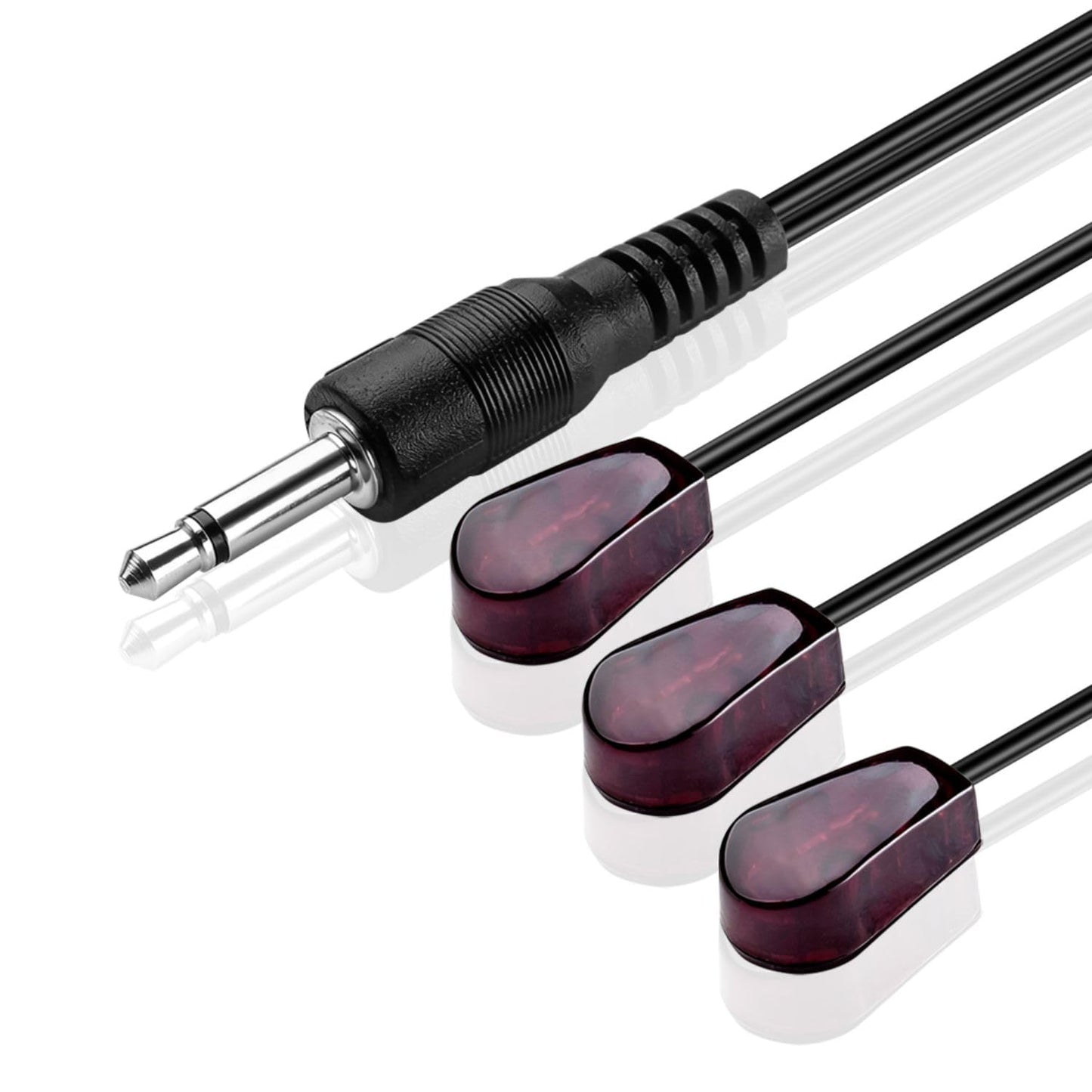 TNP IR Extender Emitter Cable 10 ft - Triple Head 3.5mm Jack Infrared Wire for IR Repeater System Xbox One AV Receiver Cable Box Remote Control