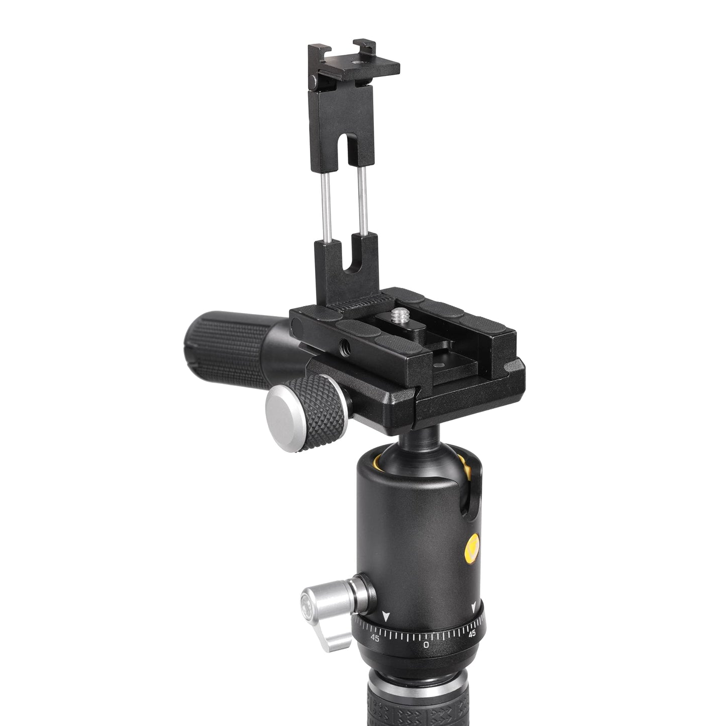 Vanguard VEO3T265HCBP Carbon Fiber Travel Tripod with Ball Head, Removeable Pan Handle, and Quick Shoe with Built-in Smartphone Holder