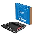 Vantec SSD/HDD Aluminum Caddy for 9.5mm ODD Laptop Drive Bay (MRK-HC95A-BK)