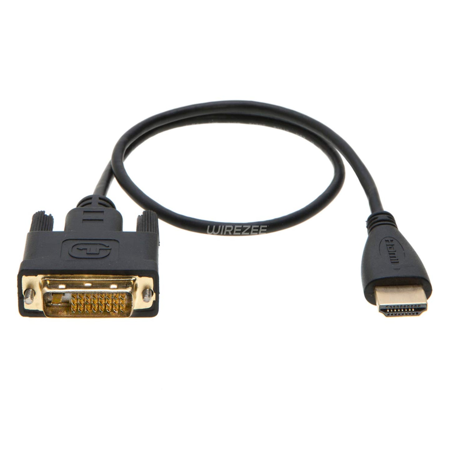 DVI-D to HDMI Video Cable 24+1 Pin Dual Link M/M 1.5f 3ft 6ft 10ft 15ft 25ft (1.5FT)