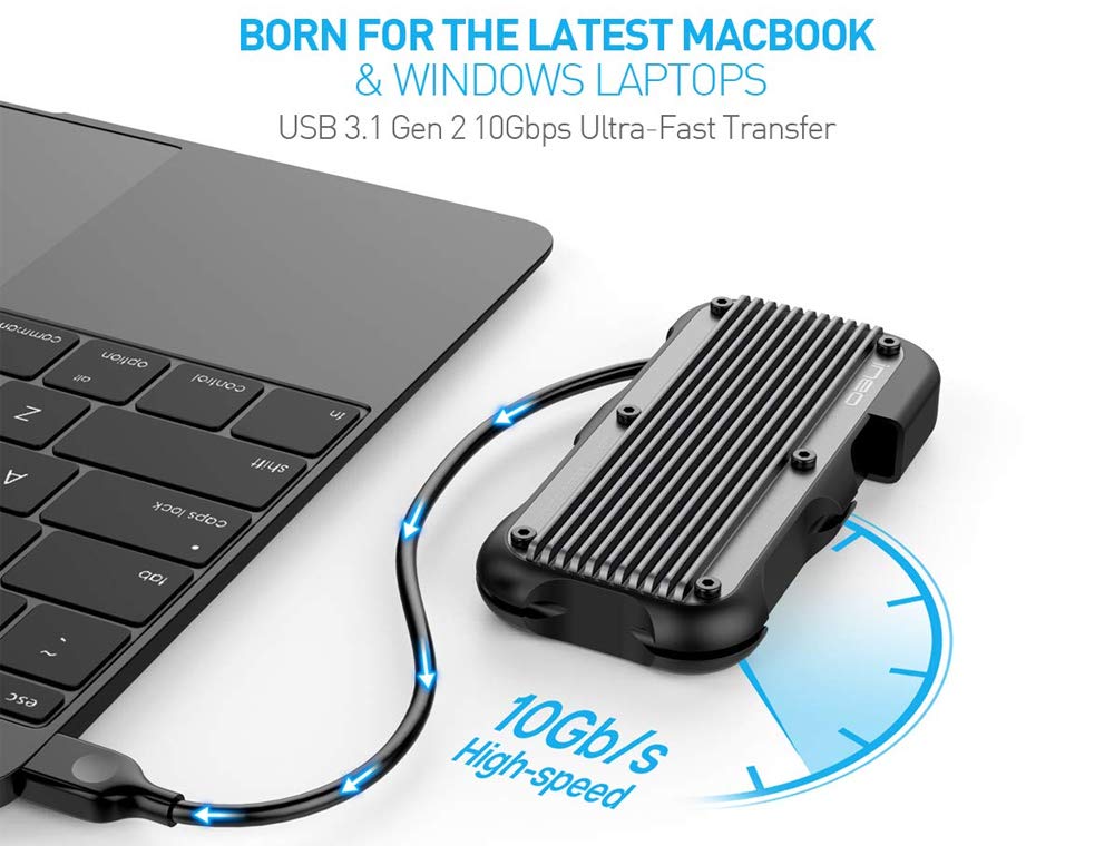 Avolusion ineo (C2594-480G+32) Rugged Mini 480GB (512GB) USB 3.1 Portable External SSD + Free 32GB USB Flash Drive [Ultra Speed R/W up to 950MB/s]