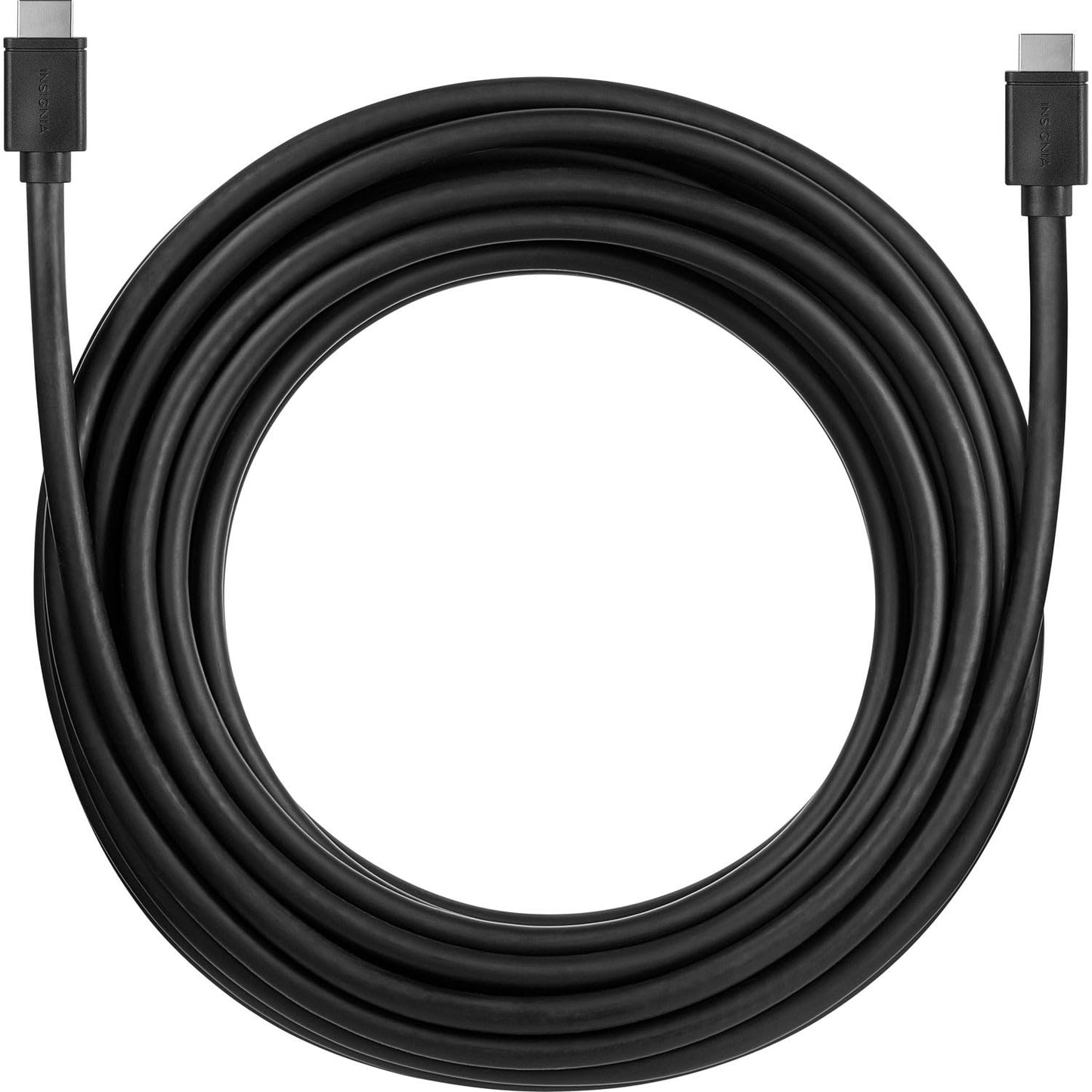 Insignia - 25' 4K Ultra HD In-Wall HDMI Cable - Black