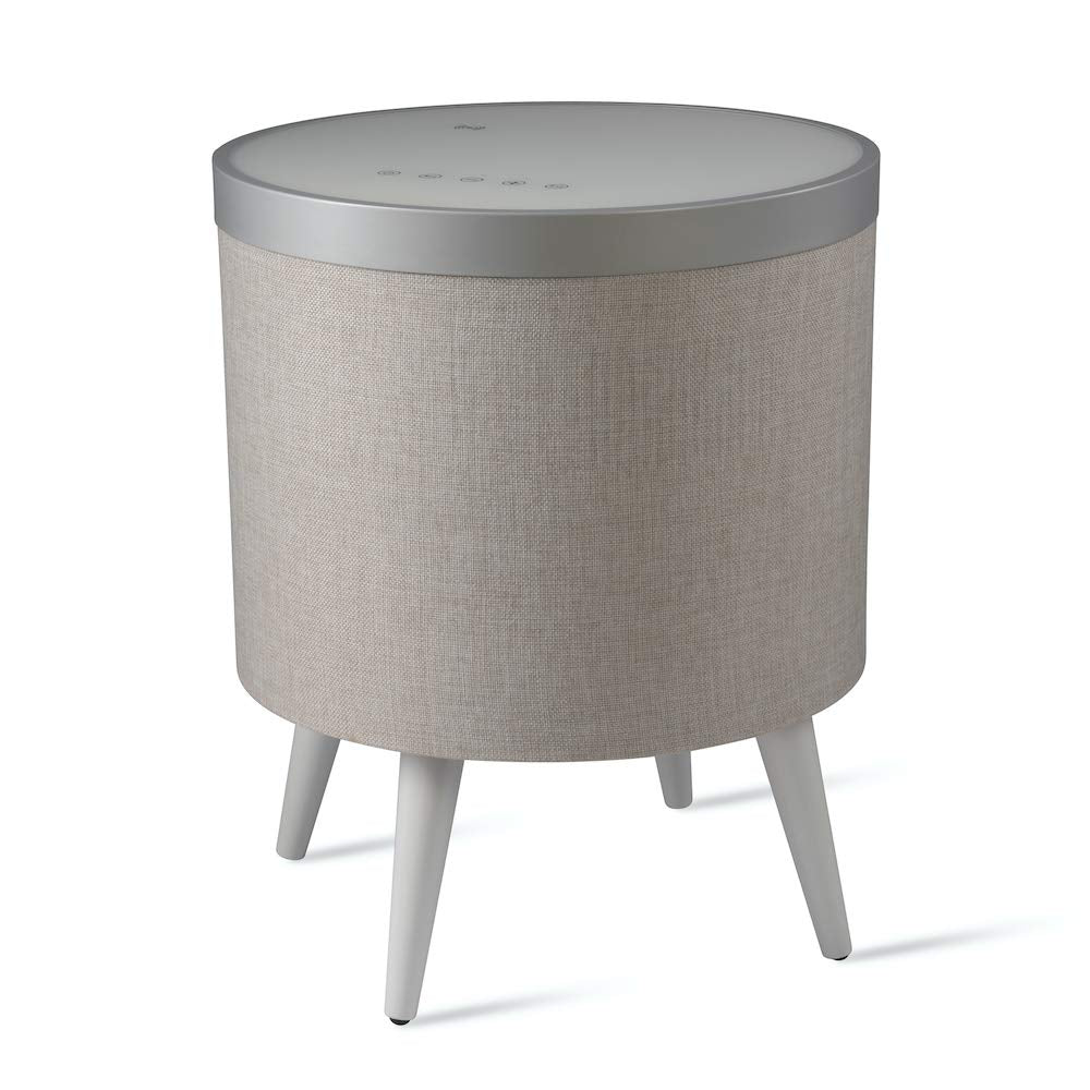 KOBLE Zain Side Table with Speaker and Subwoofer - White Top