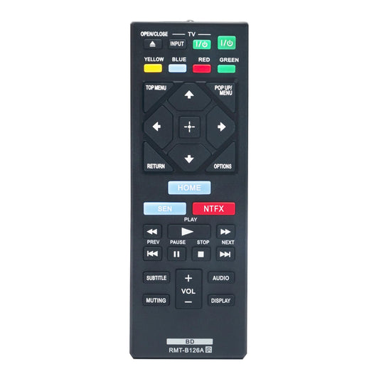 RMT-B126A Replace Remote Fit for Sony Blu-ray Disc DVD Player BDP-BX120 BDP-BX320 BDP-BX520 BDP-S1200 BDP-S2200 BDP-S3200 RMT-VB200U RMT-VB100U