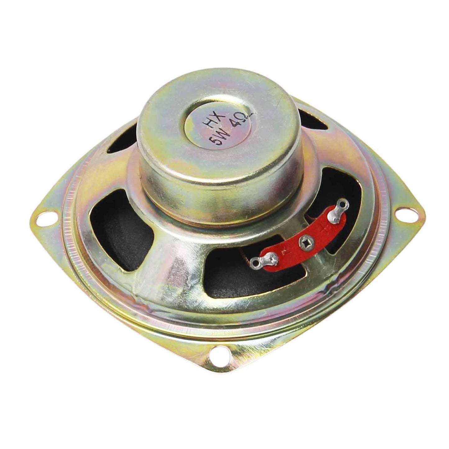 Fielect 5W 4 Ohm DIY Magnetic Speaker Audio Speakers 77mm Diameter Round Shape Replacement Loudspeaker 1Pcs