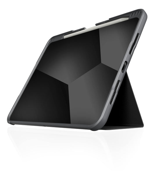 STM Dux Plus Case for iPad Pro M4 13" - Military-Grade Drop Protection, Apple Pencil Charging & Storage, Magnetic Closure, Transparent Back, Auto