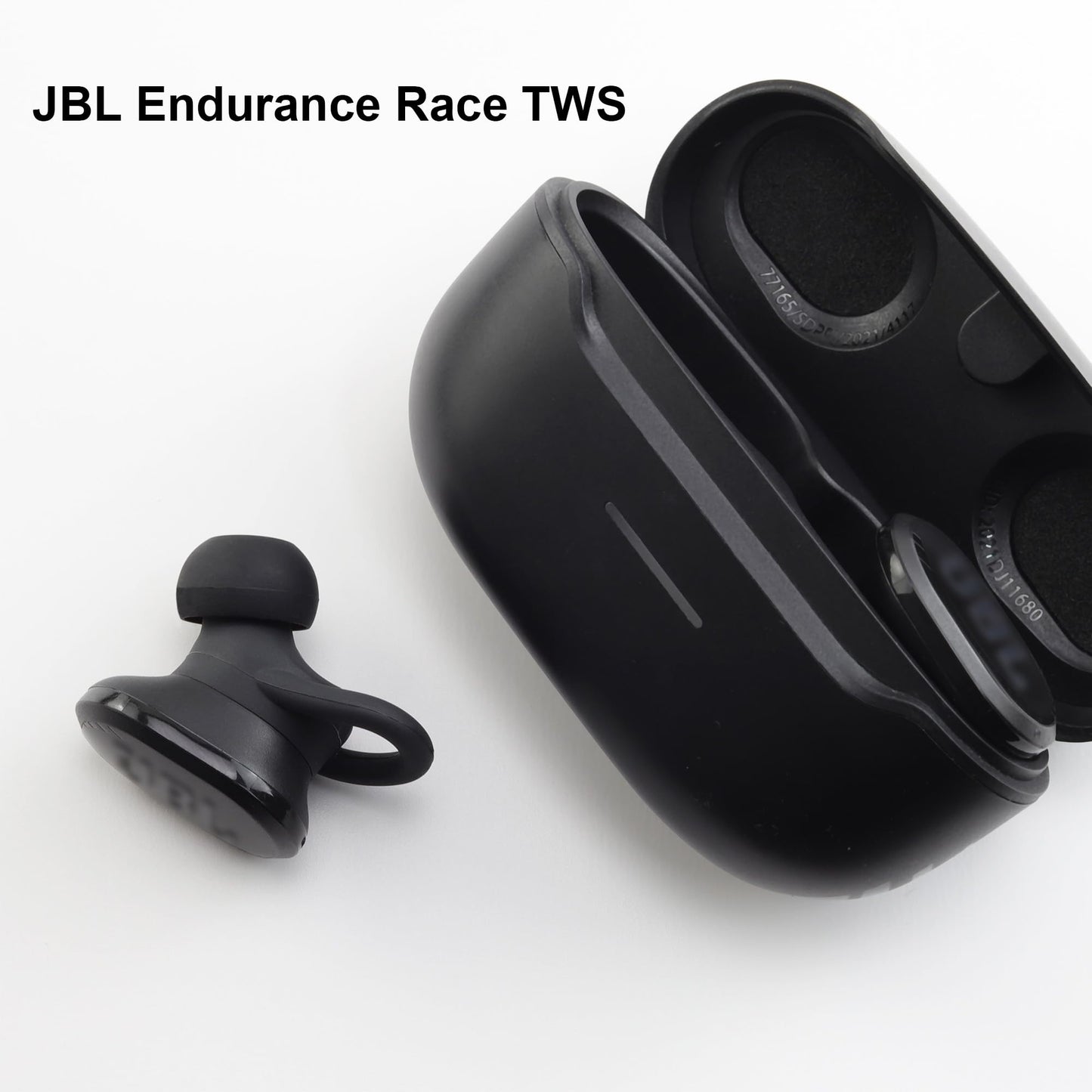 NANLANFAN Replacement Silicone Ear Tips for JBL Endurance Peak 3 / Peak II/Peak/Run 2 Wired/Race TWS, 6 Pairs (S/M/L, Black)