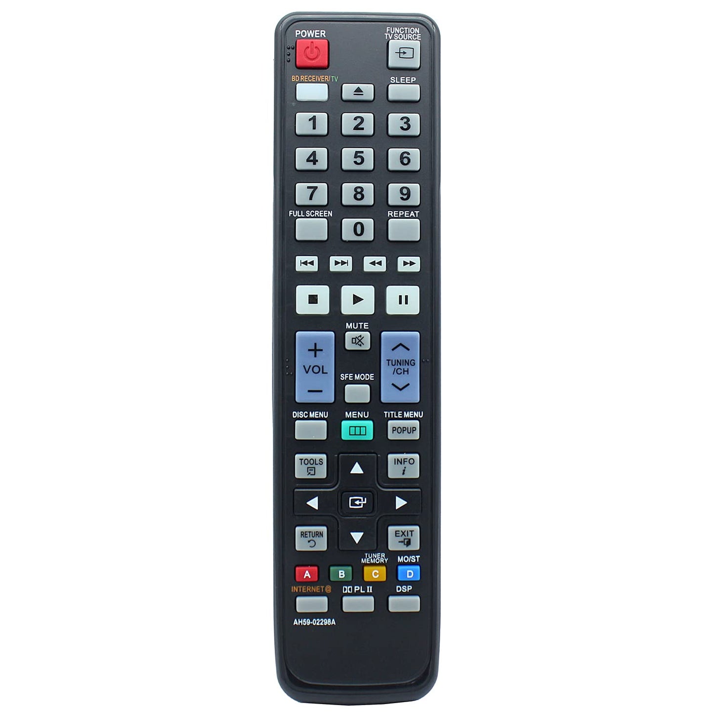 AH59-02298A Remote Control Replacement for Samsung Home Theater System HT-C5500 HT-C5530W HT-C5550W HT-C5900 HT-C5950W HT-C6950W HT-C5500XSA