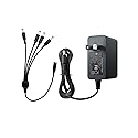 ZOSI 12V 2A 100V-240V US AC to DC Power Supply Adapter & 4-Way Power Splitter Cable for CCTV Home Security Camera Surveillance System