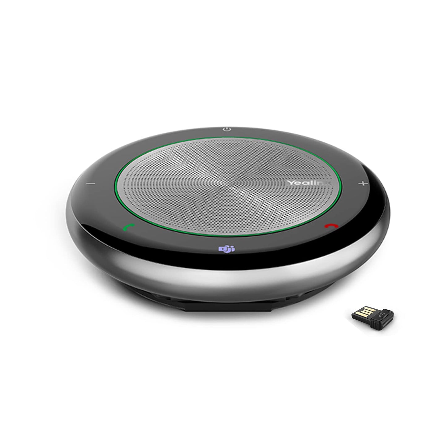 Yealink CP700 Bluetooth Speakerphone with Dongle Teams Certified, Portable Conference Speaker and Microphone for Meeting, Softphone, Unified