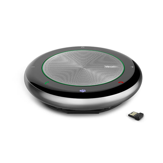 Yealink CP700 Bluetooth Speakerphone with Dongle Teams Certified, Portable Conference Speaker and Microphone for Meeting, Softphone, Unified