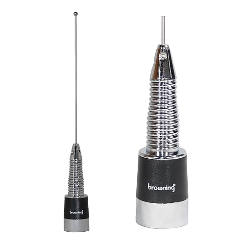 Browning BR-178-S Browning 160-Watt Wide-Band 380 MHz to 520 MHz Antenna with NMO Mounting Stainless Steel