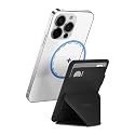 MOFT MagSafe Wallet Stand for iPhone 13/12 Series MagSafe Compatible Phone Stand with 3 Viewing Angles, Night Black