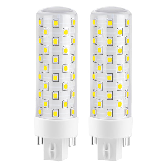 Makergroup GX24Q LED Bulbs, 6000K Cool White, 4-Pin Base CFL Light Bulb Replacement for 13W 18W 26W Compact Fluorescent Bulb in Bathroom Vent Fan