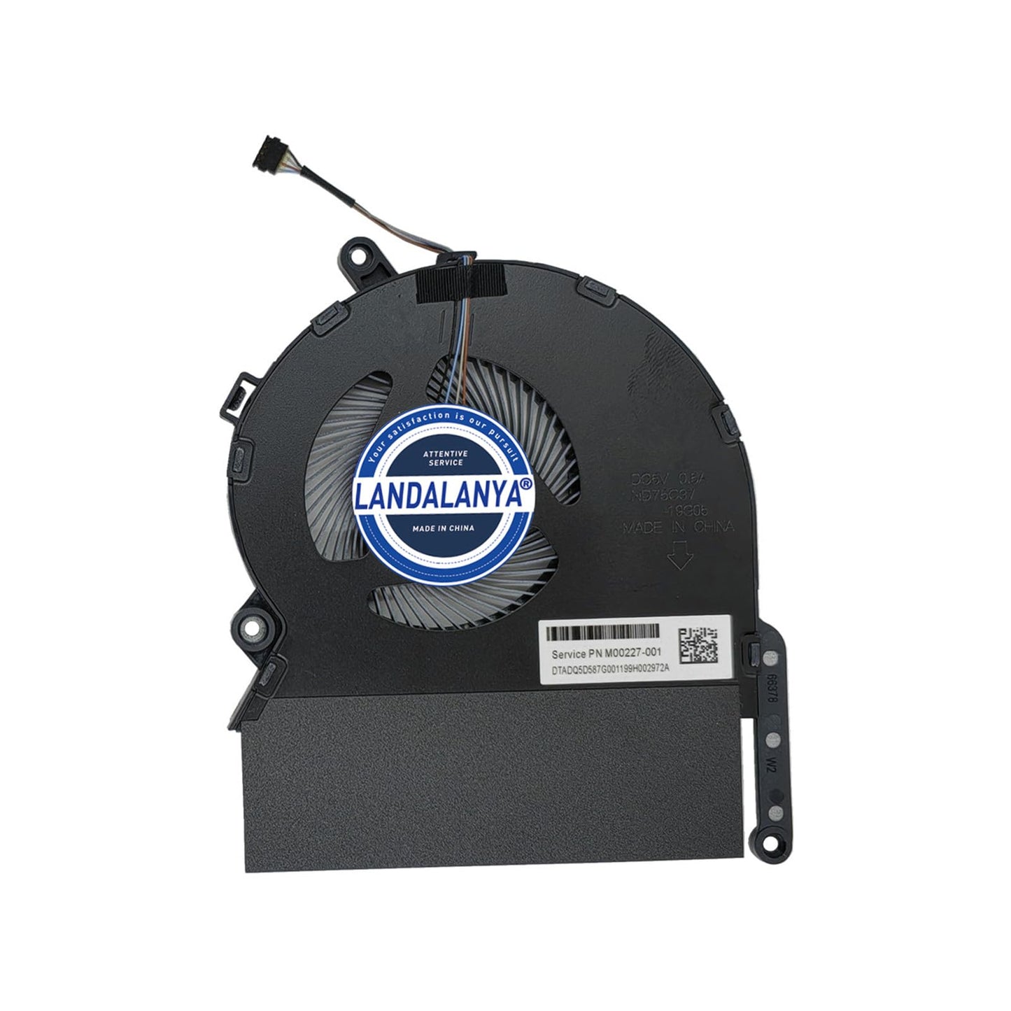 LANDALANYA Replacement New CPU and GPU Cooling Fan for HP Spectre 15-EB 15-EB000 15-EB0008CA 15-EB0010CA 15-EB0020CA 15-EB0043DX Series ND75C37-19G04