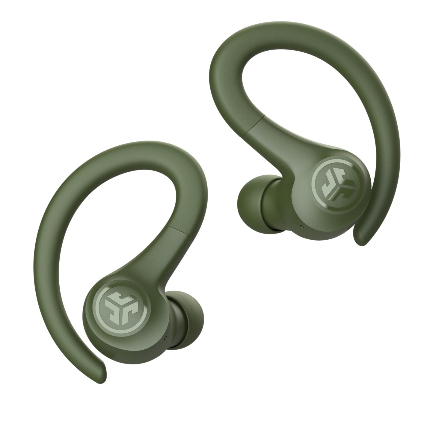 JLab, Go Sport+, True Wireless Workout Earbuds, Bluetooth Sport Earbuds, Clear Calling, Green