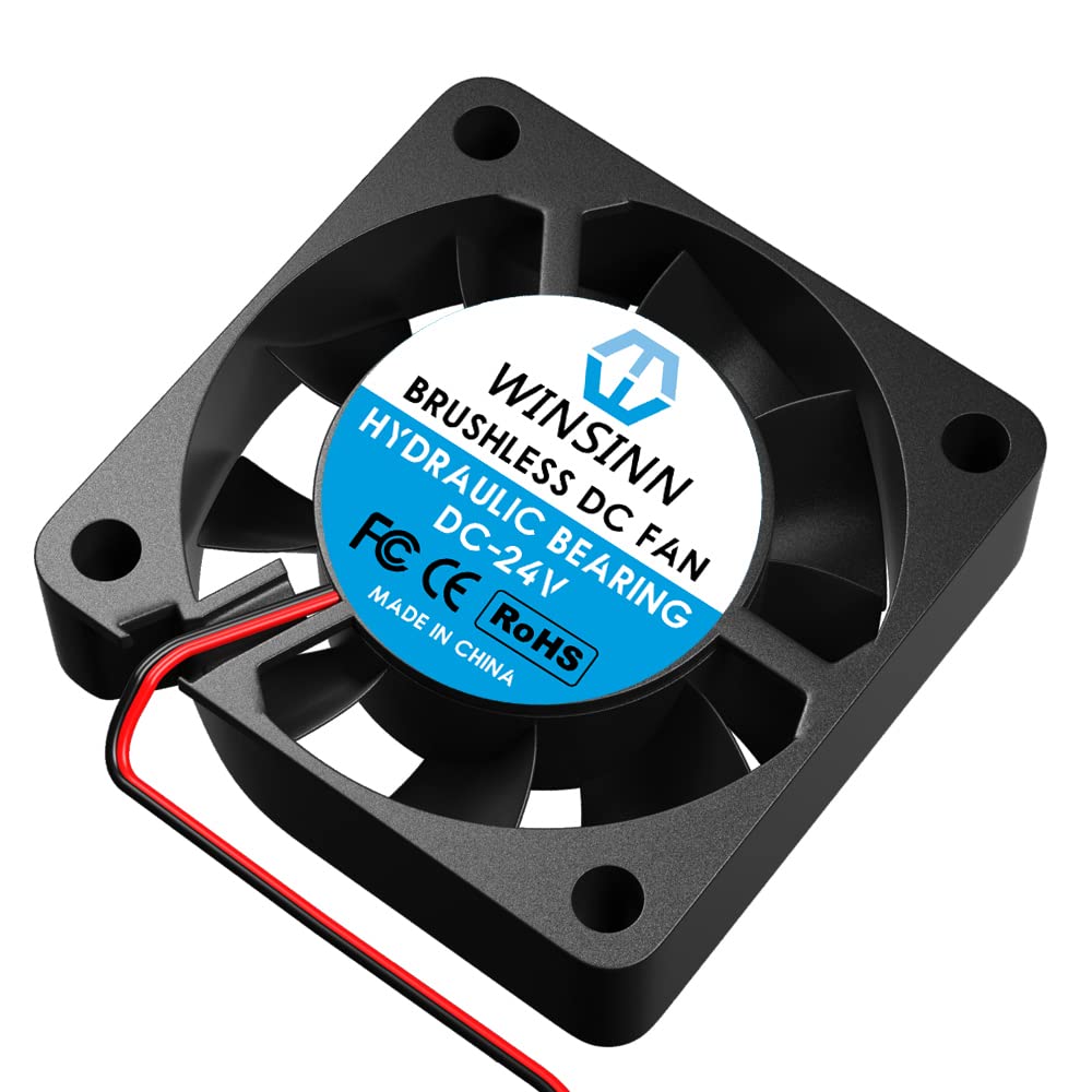 WINSINN 40mm 12V Fan - Hydraulic Bearing 5000 RPM 4010 Cooling Fan Replacement for 3D Printer/DVR/PC/Electronics, 30cm Cable with XH2.54-2PIN