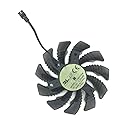 2pcs/lot T128010SM 75mm DC 12V 0.20A Graphics Card Fan Replacement for GIGABYTE Video Cards Cooling (1pcs (2pin))