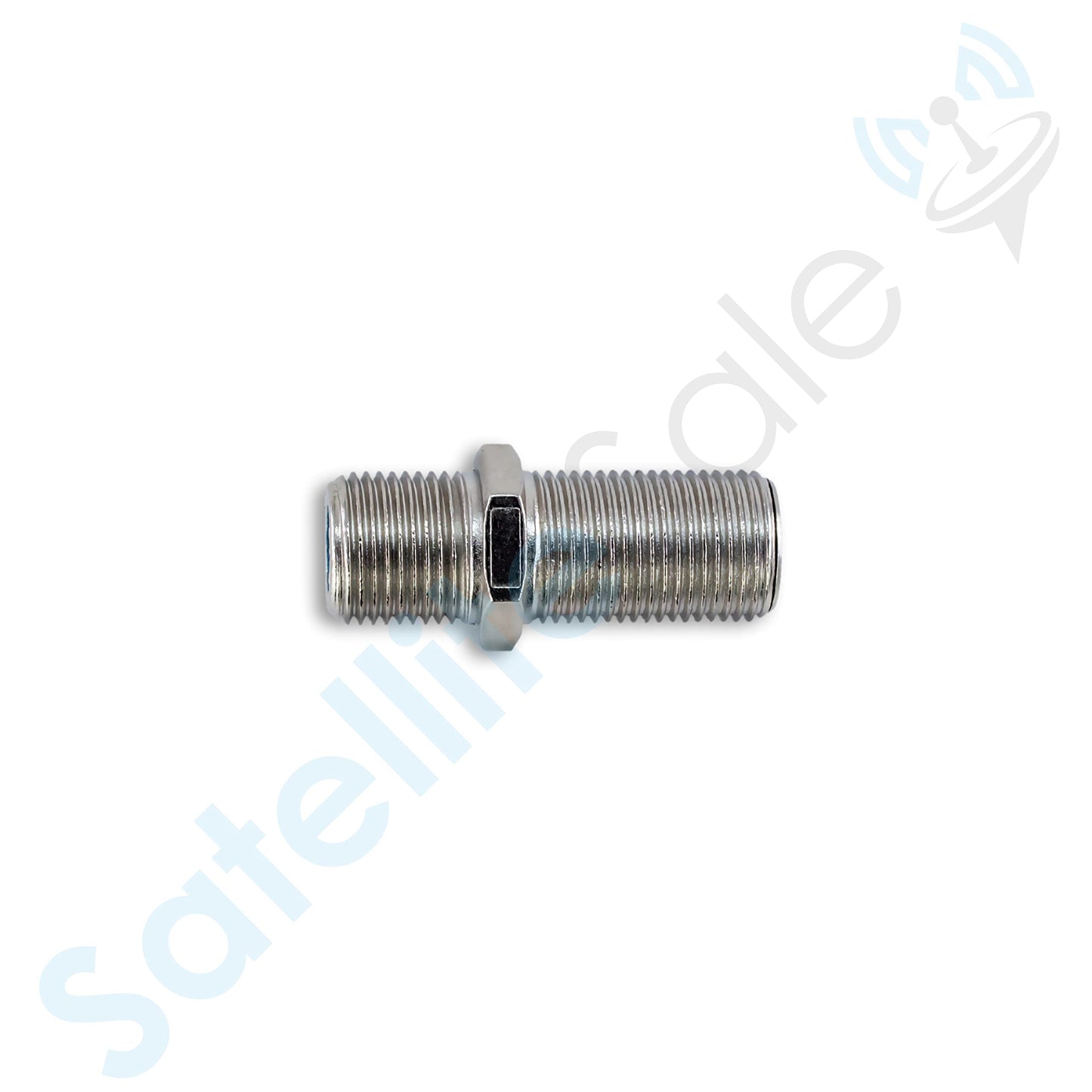 SatelliteSale High-Frequency F81 Coaxial Barrel Connectors Female to Female F-Type 3Ghz Adapter Coupler (Pack of 100)