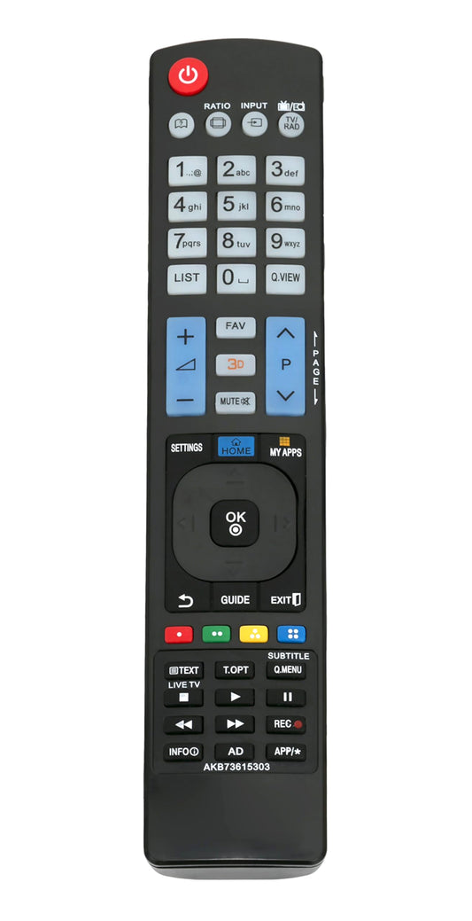 AKB73615303 Replaced Remote fit for LG LCD LED HDTV 3D Smart TV AKB73615302 AKB73615361 AN-MR400 39LN5400 42LN5400 42PN450B 47LN5400 50LN5400 50PN450B