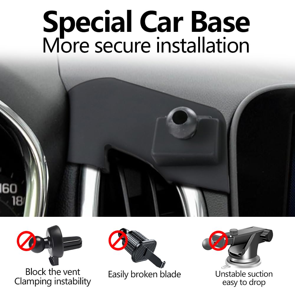 JIEZMO Car Magnetic Phone Mount for Chevrolet Chevy Equinox 2018 2019 2020 2021 2022 2023 2024 Auto Accessories Best Cellphone Holder Mobile Cradle