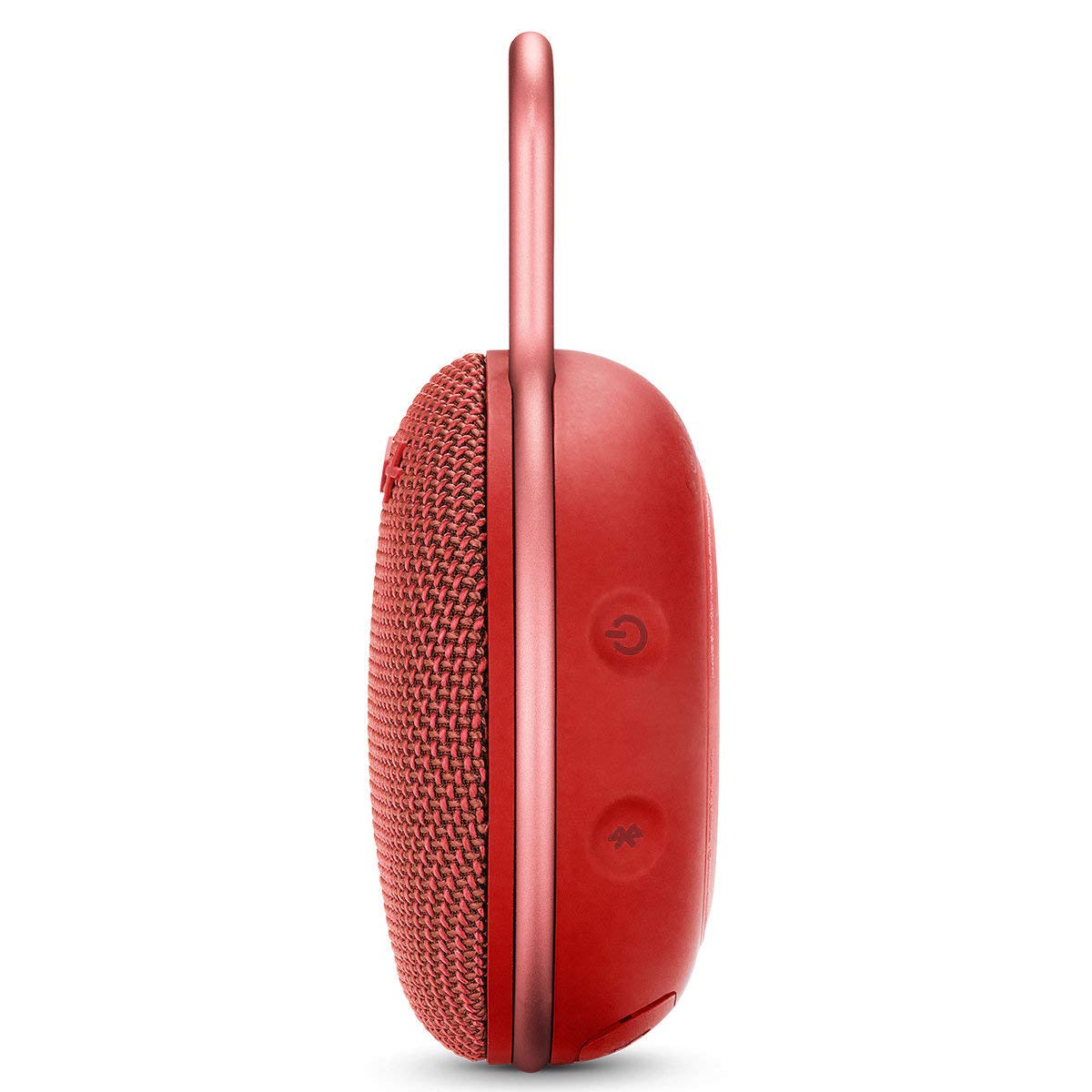 JBL Clip 3 Portable IPX7 Waterproof Wireless Bluetooth - Red (Renewed)