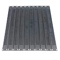 QiaoYoubang 10 Pack 1U Horizontal Rack Mount Cable Management Brush Panel with Cable Entry Brush for 19-Inch Rack Or Cabinet Black (1UCMB1U10PC)