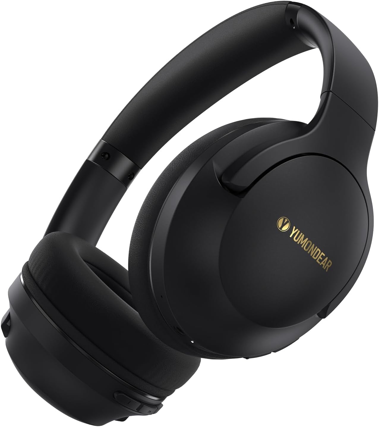 YUMONDEAR Bluetooth Headphones Over Ear, 80 Hrs Playtime Wireless Headphones with ENC Mic, Deep Bass EQ, Foldable Comfort for Travel, Gym…