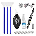 NEEWER 12 in 1 Camera Lens Cleaning Kit for Electronics, Phones, Tablets, 1x Lens Brush Pen + 1x Air Blower + 1x Cleaner Spray + 3X 24mm Full Frame