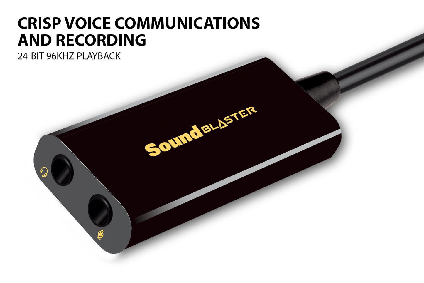 Creative Labs Sound Blaster Play! 3 External USB Sound Adapter for Windows and Mac. Plug and Play (No Drivers Required). Upgrade to 24-Bit 96Khz