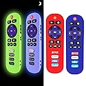 [4 Pack] Silicone Case for TCL Roku TV RC280 Remote, Protective Universal Replacement Lightweight/Shockproof TCL Roku TV Remote Cover with Lanyard
