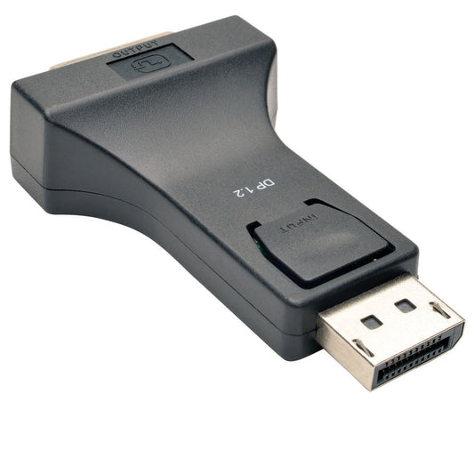 Tripp Lite DisplayPort to DVI Adapter Converter Compact, Displayport 1.2 DP2DVI DP-M to DVI-F (P134-000-DVI-V2)