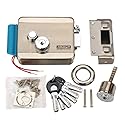 [Upgrade Version] AMOCAM Electric Electronic Door Lock 6pcs Computerized Doted Keys DC 12V Stainless Steel E-lock Support Wooden Glass Metal Door