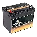 CB CHROMEBATTERY 12V 35AH T3 Maintenance-Free Battery for Lawn Mowers, Snow Blowers, Solar Energy, UPS Systems, and More - Nut and Bolt (T3) Terminal