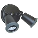Nuvo Two Light Outdoor Flood Light with Adjustable Swivel-8.75 Inches Wide, Bronze
